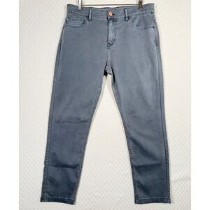 Mugsy Logans Mens Grey Stretch Chino Pants FLX8NBG Sz 35X30